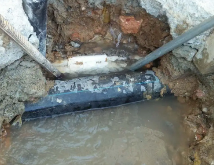 华安测漏水之水管漏水